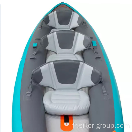 Kayak gonflable PVC Custom gonflable drop stitch kayak drop stitch kayak 3 personne